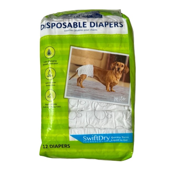 Top Paw Blue Washable Diaper Cover-Up and Disposable Diapers Size Small - Picture 11 of 16